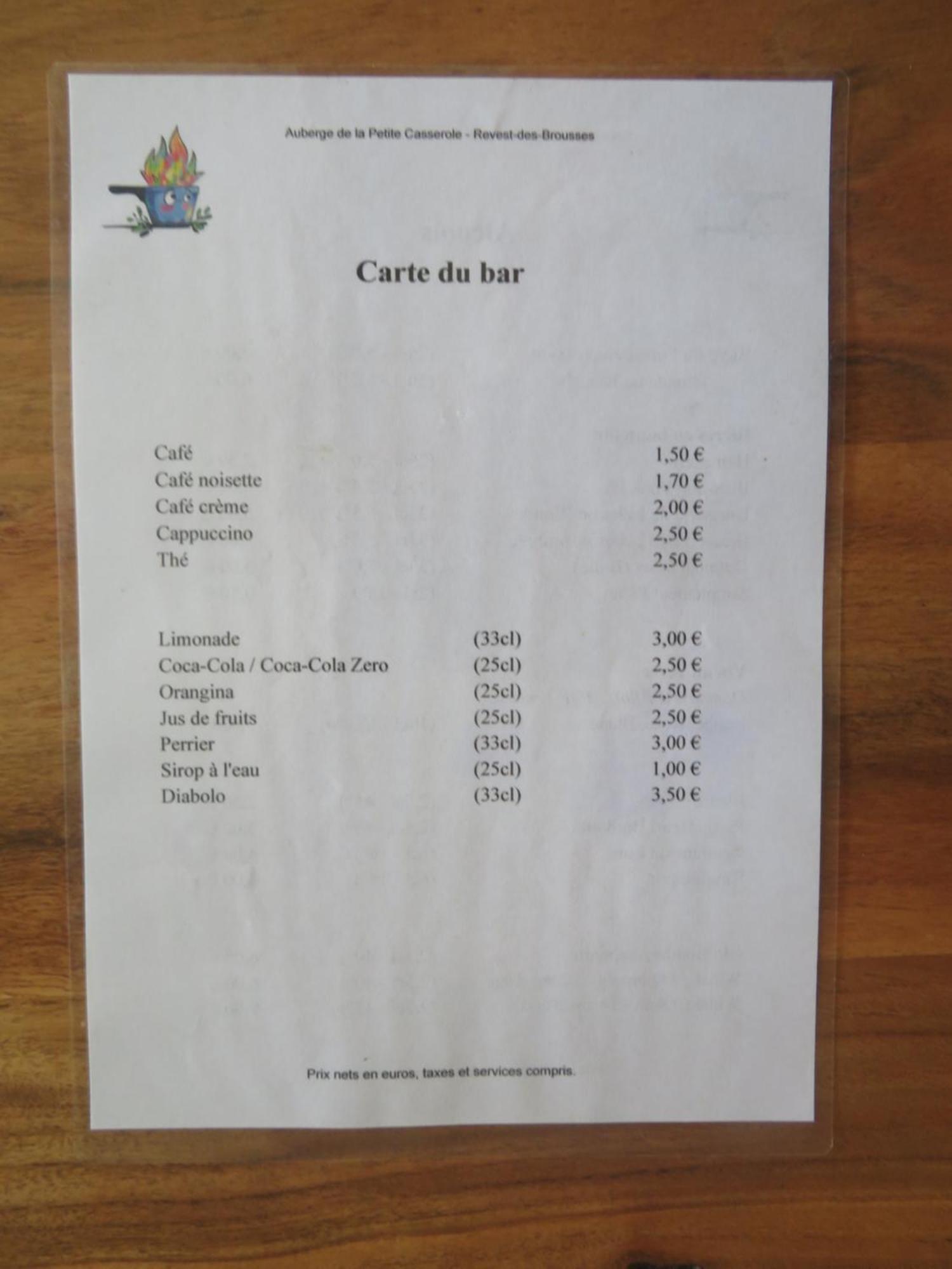 Auberge De La Petite Casserole Revest-des-Brousses Extérieur photo